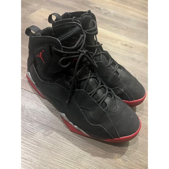 Air Jordan True Flight 'Black Gym Red' 342964-062 - Picture 2 of 7